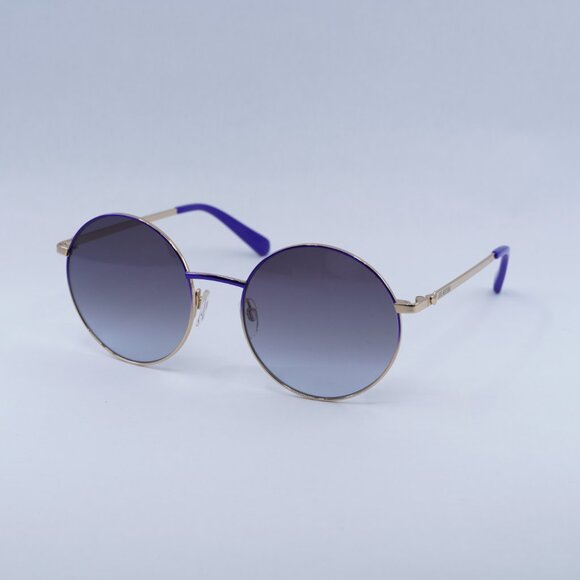 🕶️ New Moschino MOL037/S 0PJP GB Sunglasses - Gold/Blue Frame, Azure Lenses - Picture 3 of 10